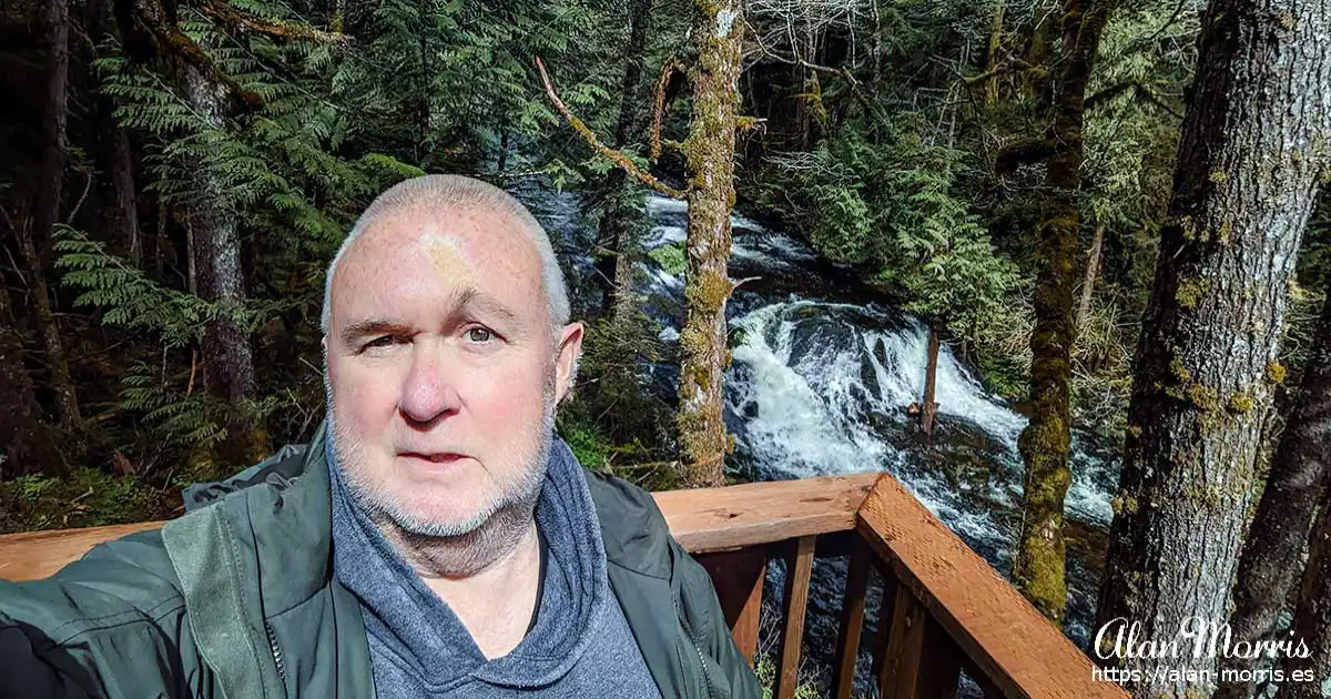 Alan Morris in Tongass National Forest, Alaska.